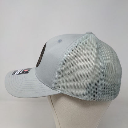 Richardson Men's Snapback Mesh Back Hat Gray Adjustable Jordan Oaks Logo