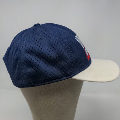 DeLong Men's Snapback Hat Blue Size M-L Embroidered Roncali Rebels Logo
