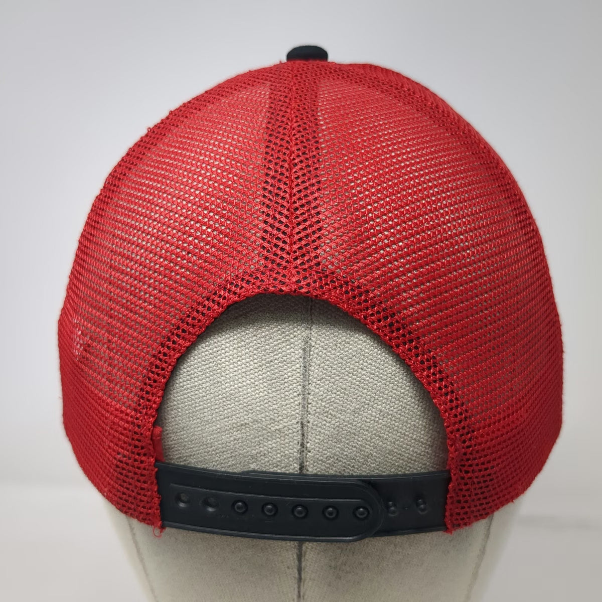 Bamko Costco Wholesale Black Red Trucker Hat One Size Mesh Back Snapback