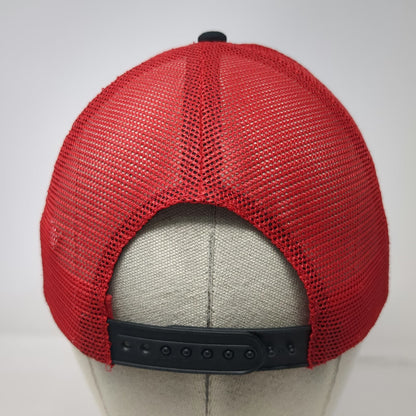 Bamko Costco Wholesale Black Red Trucker Hat One Size Mesh Back Snapback