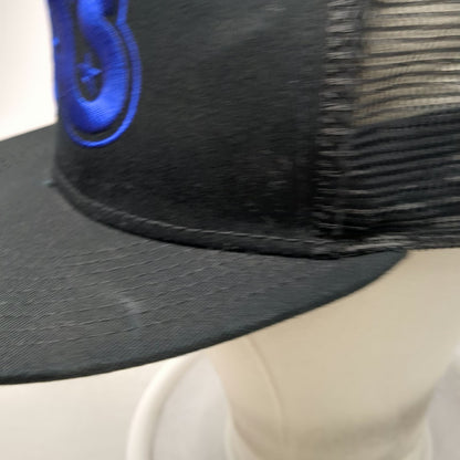 Galpin Auto Sports Trucker Hat Black Blue One Size Mesh Back Snapback GAS Logo