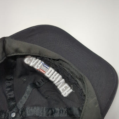 Car And Driver Strapback Hat Black One Size Adjustable Embroidered Vented Holes