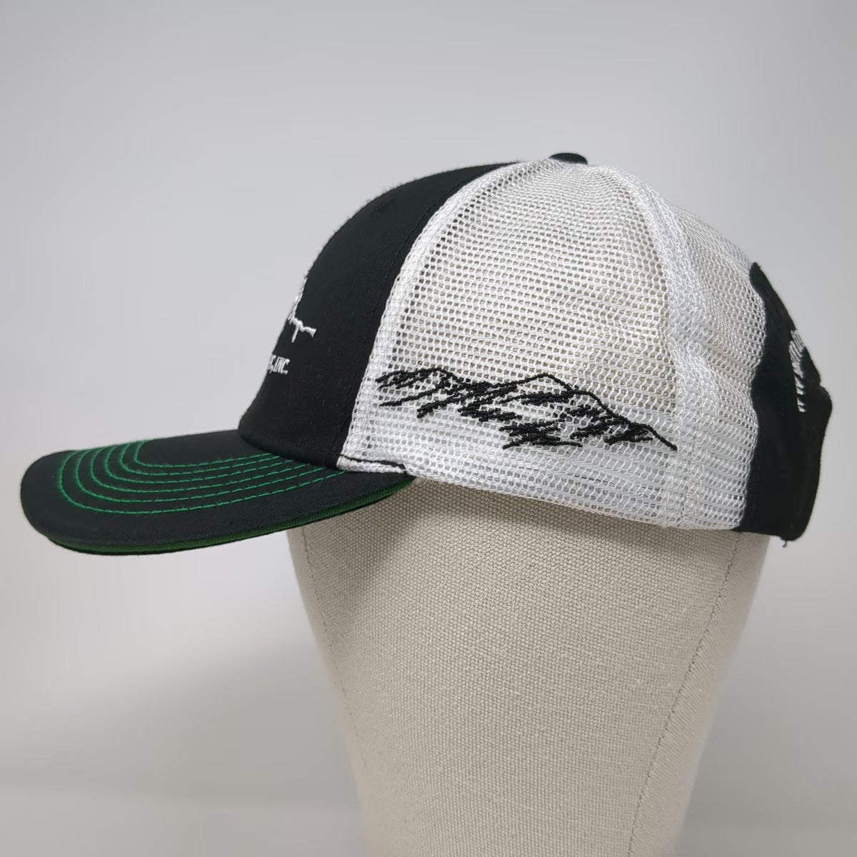 The Identity Group Baseball Cap Black One Size Mountain West Electric Mesh Hat