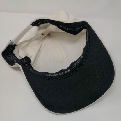 Callaway Snapback Hat White One Size Striped Adjustable Flexfit 110