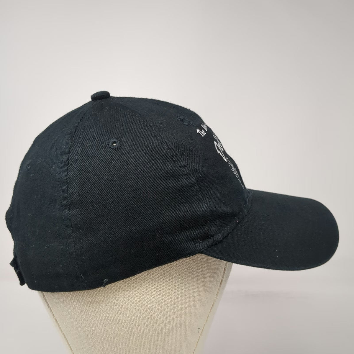 KC Baseball Cap Black One Size Strapback Cotton Warwick Drive-In Theater Hat
