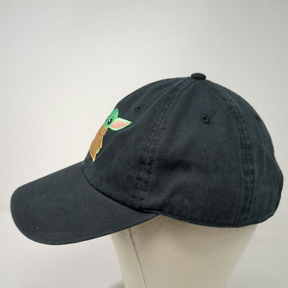 Star Wars Baseball Cap Black One Size Grogu Baby Yoda Embroidered Adjustable Hat