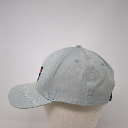 Patagonia Mountain Snapback Hat Blue One Size Adjustable Embroidered