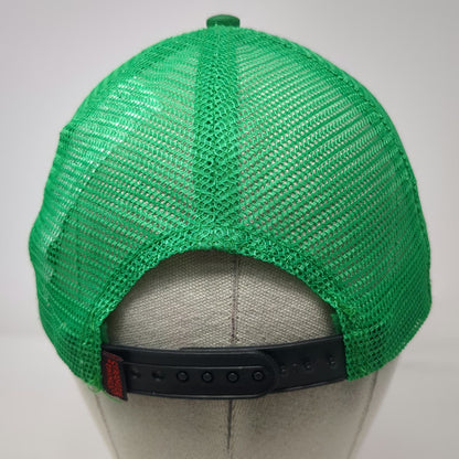 Netflix Stranger Things Trucker Hat White Green Yellow One Size Mesh Snapback