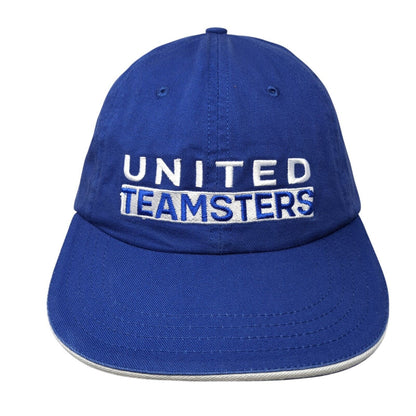 United Teamsters Slideback Baseball Cap Blue OS Adjustable Embroidered UnionWear