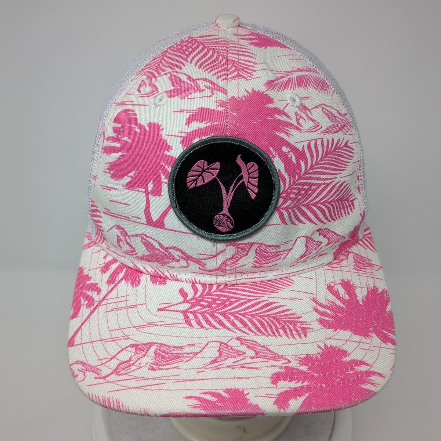 Richardson Snapback Trucker Hat Multicolor Small Tropical Mesh Back Embroidered