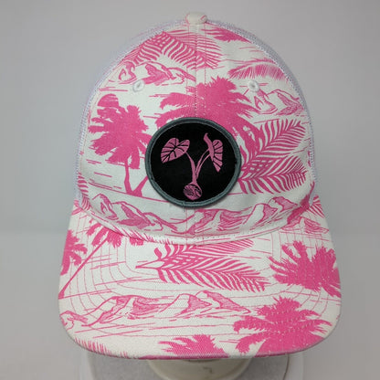 Richardson Snapback Trucker Hat Multicolor Small Tropical Mesh Back Embroidered