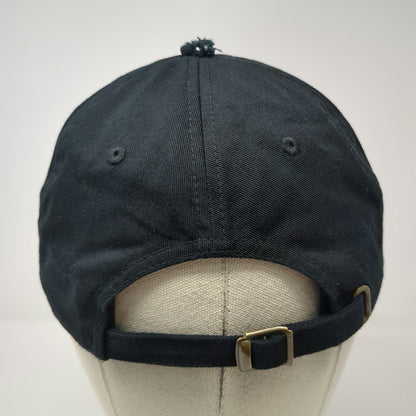 Yupoong Baseball Cap Black One Size 11:11 Embroidery Cotton Adjustable Hat