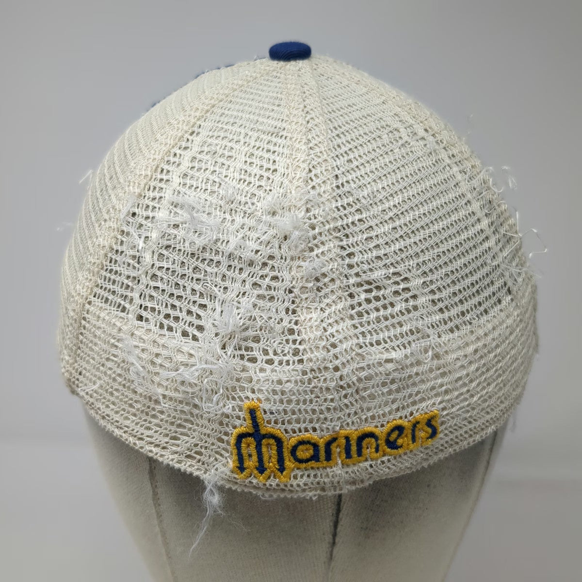 '47 Seattle Mariners MLB Blue Baseball Cap M Mesh Stretch Fit Trident Logo