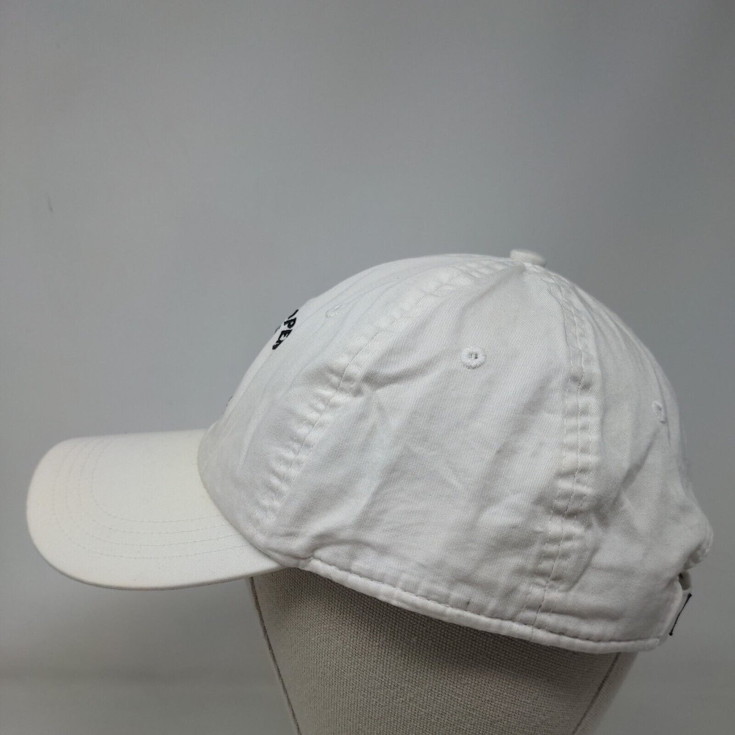 2018 US Open Shinnecock Hills Strapback Hat White Classic Cut Embroidered