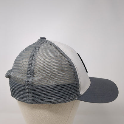 Dutch Bros Coffee Snapback Trucker Hat Gray One Size Adjustable Mesh Back