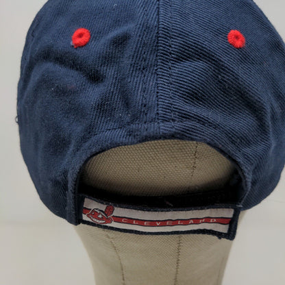 Fan Favorite Men's Strapback Hat Blue Red OSFA Embroidered Cleveland Indians