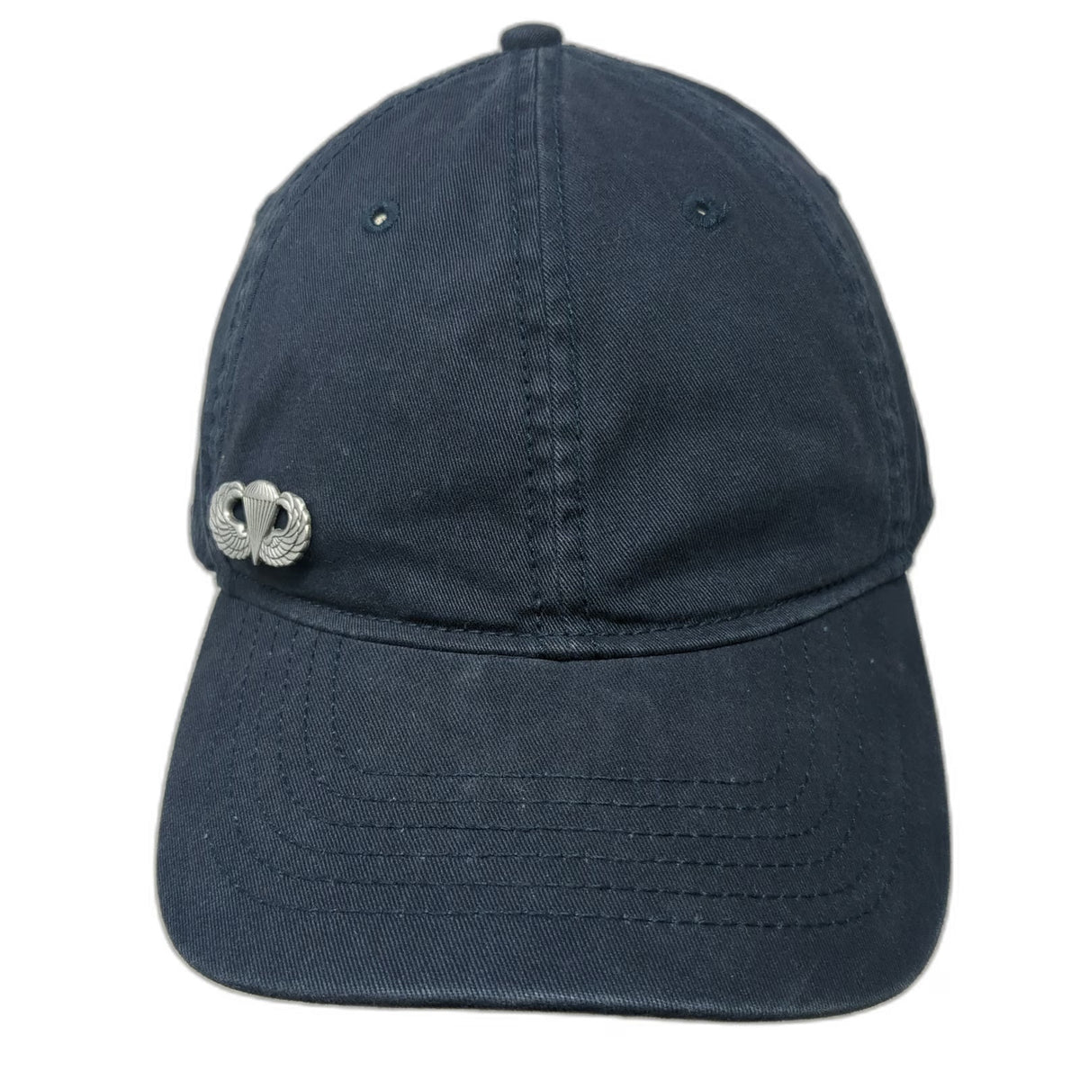 Goodfellow & Co Blue Baseball Cap One Size Slideback Hat Parachute Badge Pin