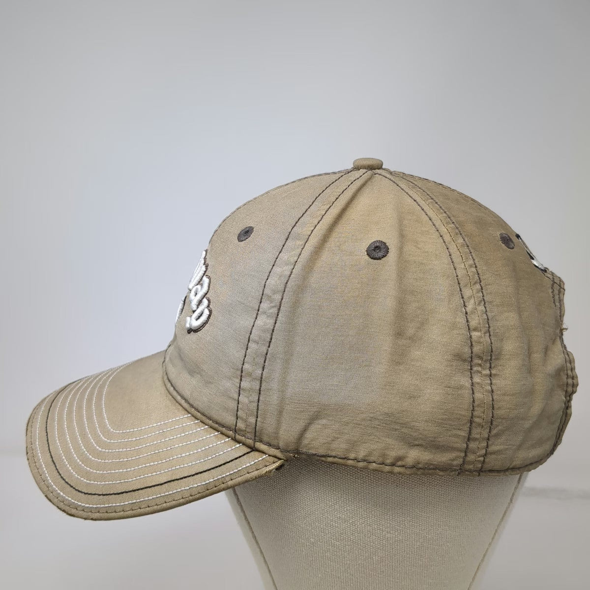 New Era Callaway Odyssey Golf Hat Beige One Size Baseball Cap Strapback Logo