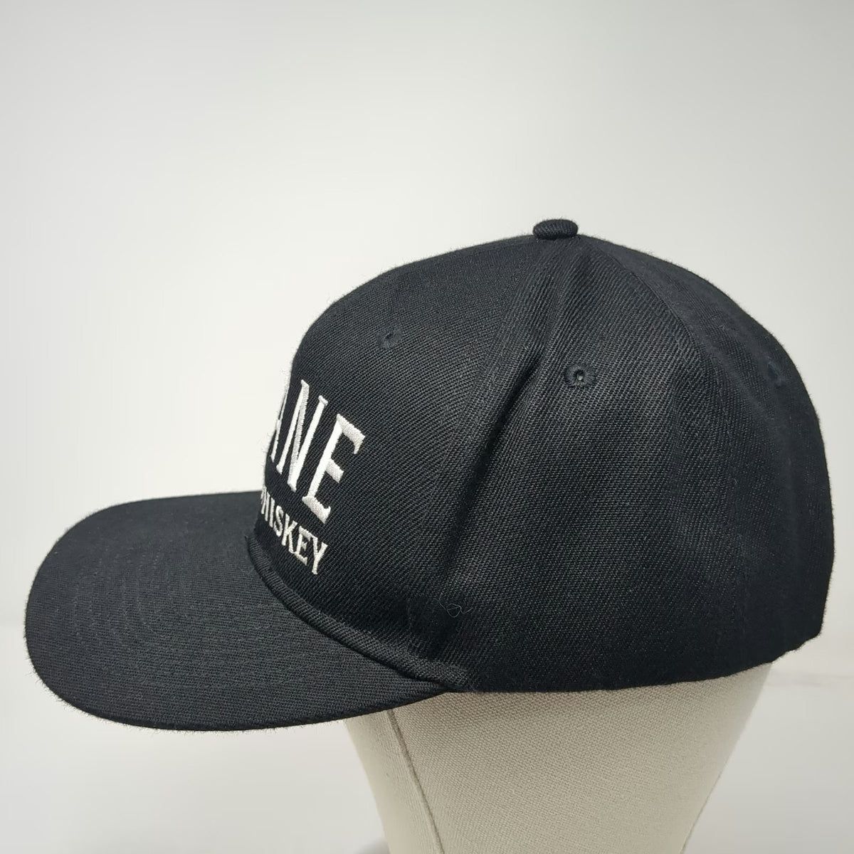 East West Embroidery Snapback Black One Size Slane Irish Whiskey Hat Acrylic