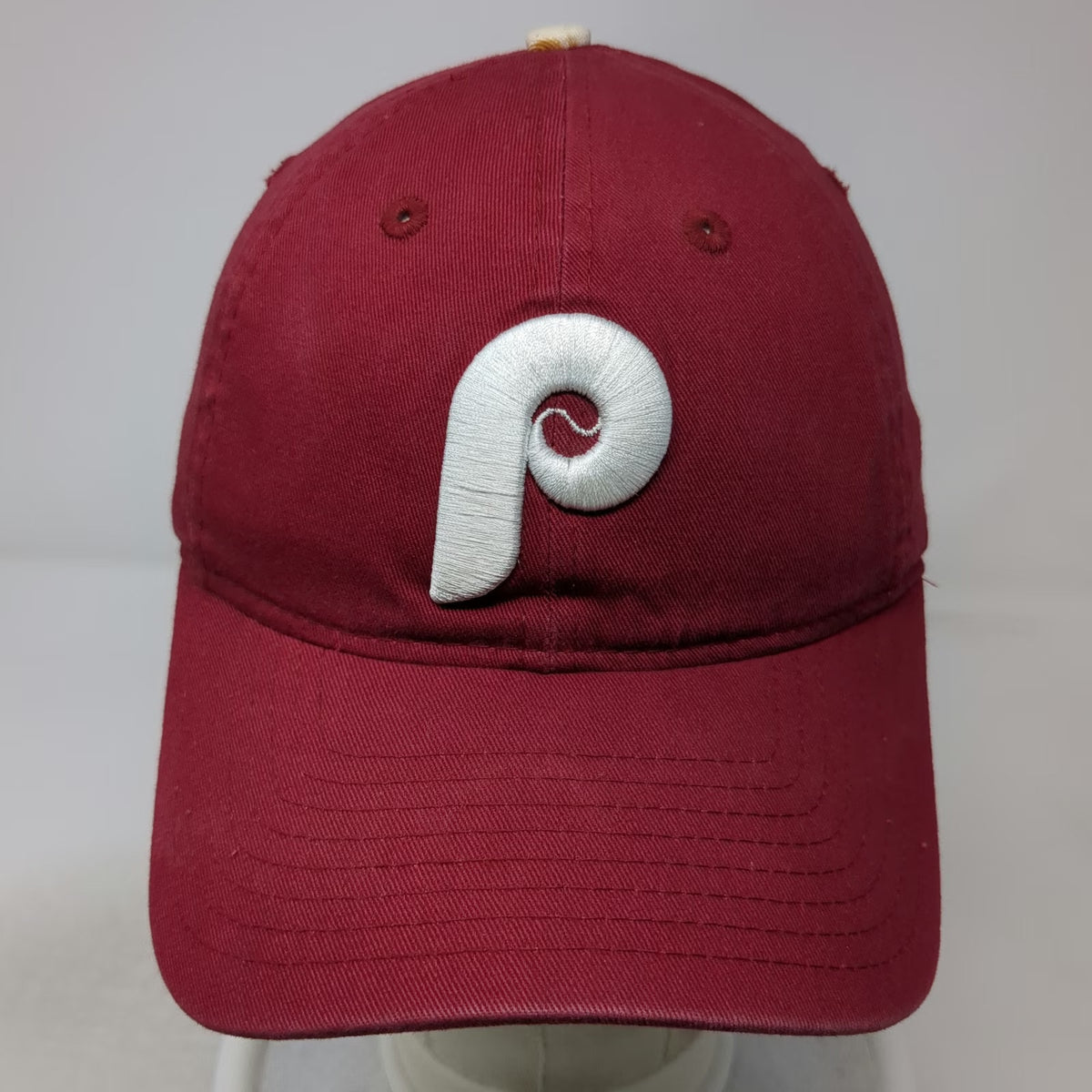 New Era Philadelphia Phillies MLB Baseball Cap Red S Cooperstown 49Forty Hat