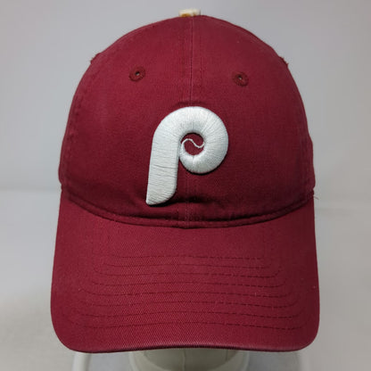New Era Philadelphia Phillies MLB Baseball Cap Red S Cooperstown 49Forty Hat