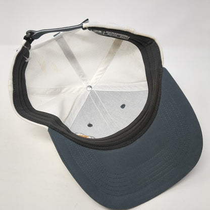 Quanta Strapback Hat Gray M/L Adjustable Embroidered Breathable Richardson