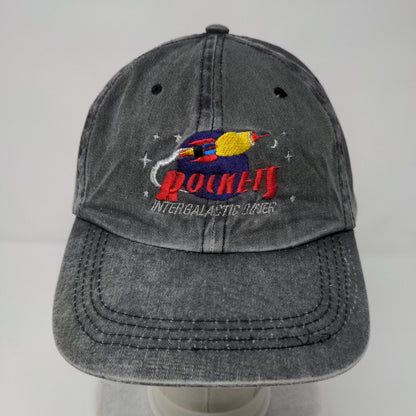 Rocket Intergalactic Diner Slideback Hat Gray One Size Adjustable Port Authority