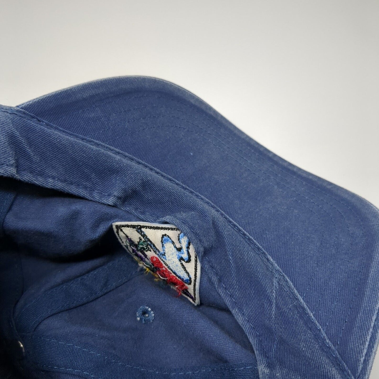 Port & Company Slideback Hat Blue One Size Adjustable Embroidered