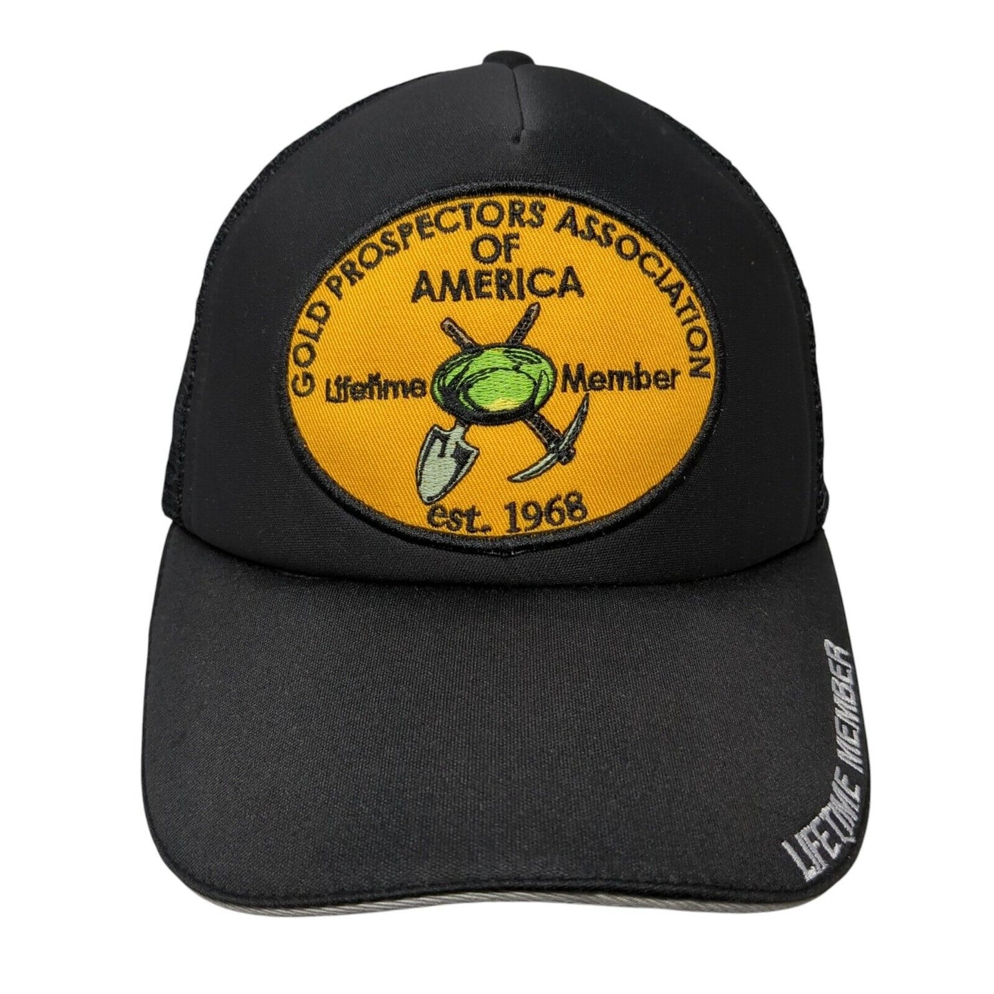 Gold Prospectors Association of America Trucker Hat Black OSFA Lifetime Member
