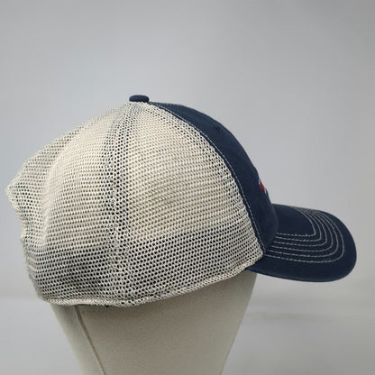 '47 Brand Trucker Hat Blue One Size Snapback Mesh Top Gun Style Parody Logo Hat