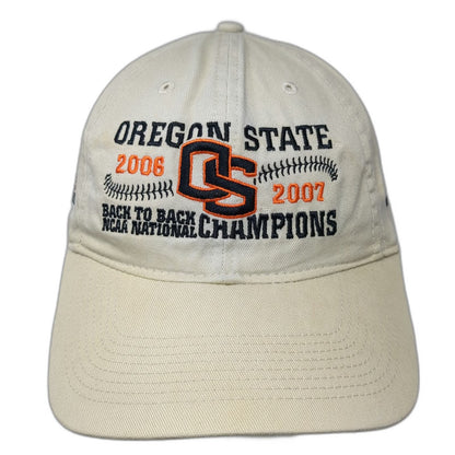 Nike Oregon State NCAA Beige One Size Cap Hat 2006 2007 College World Series