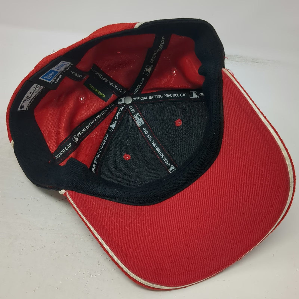 Cincinnati Reds MLB New Era Baseball Cap Red XL Authentic Batting Practice Mesh