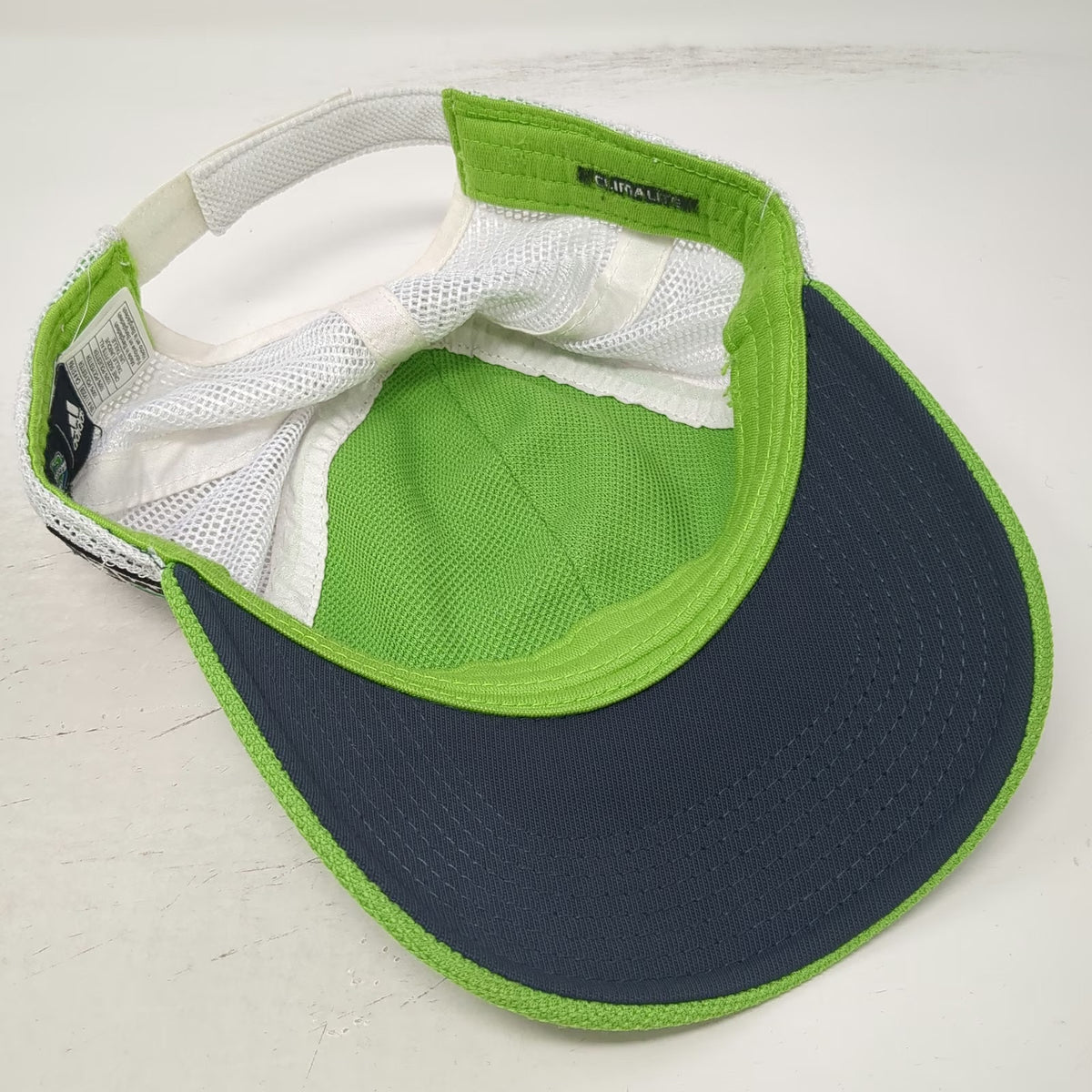 Seattle Sounders FC MLS Adidas Cap Green White One Size Mesh Back Strapback Hat