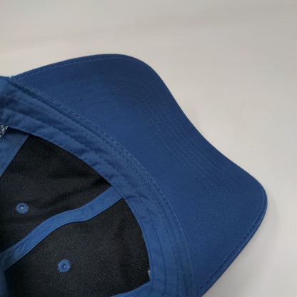 Sonic Snapback Hat Blue One Size Embroidered Mesh Back Solid 6 Panel