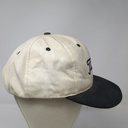 Titleist Texace Cap Beige Black L Embroidered Green Under Visor Hat Vintage