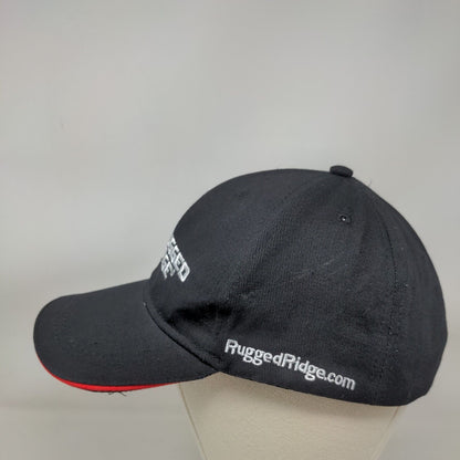 Rugged Ridge Your Adventure Strapback Hat Black One Size Embroidered