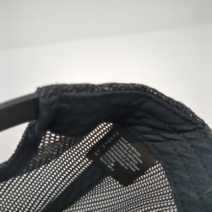 Brixton Mfg Co Patch Snapback Mesh Back Trucker Hat Gray One Size