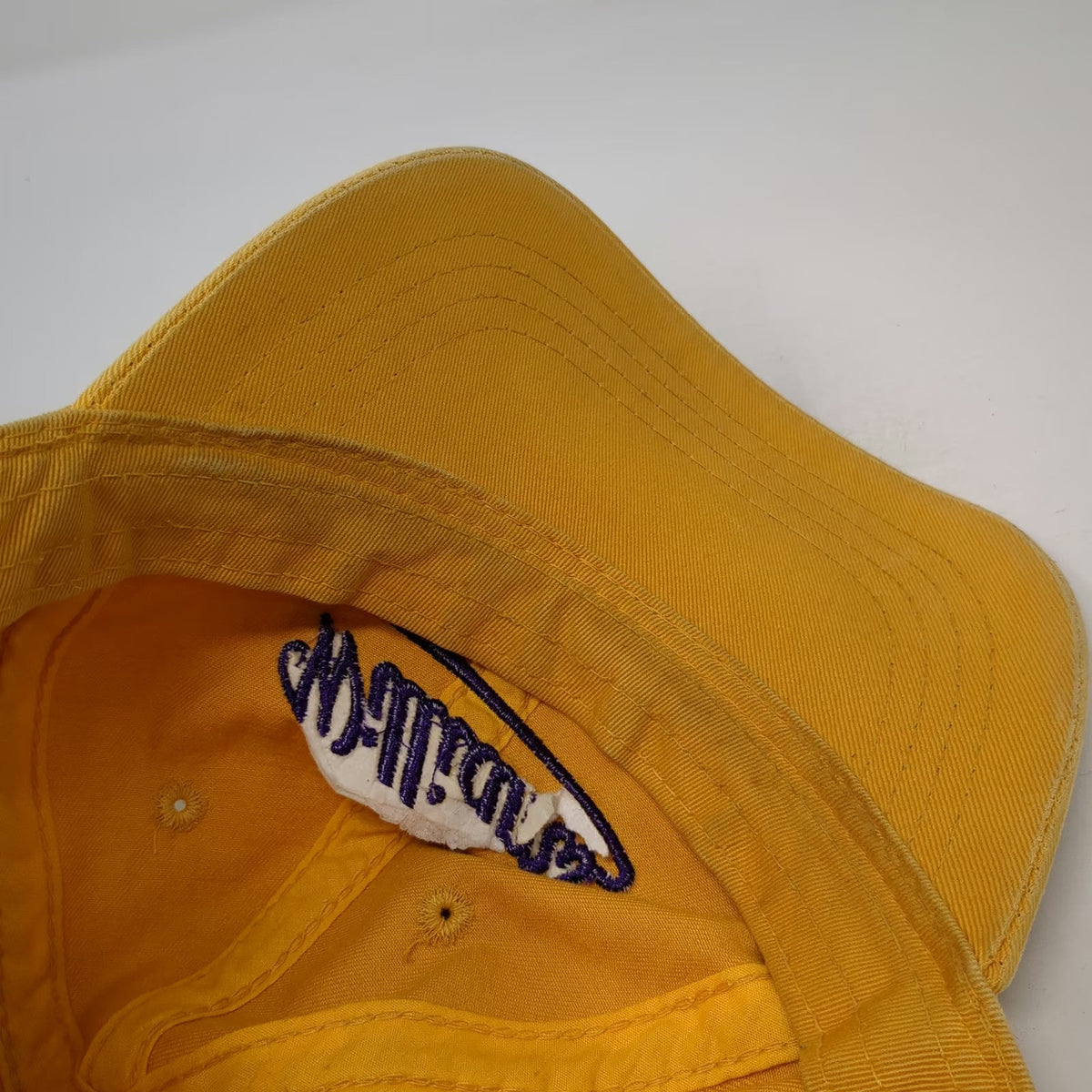 Outdoor Cap Williams Baseball Cap Yellow OSFM Script Embroidered Slideback Hat