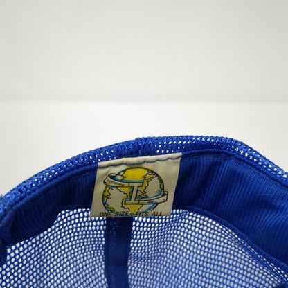 Air Force Patch Snapback Rope Trucker Hat Blue One Size Mesh Back