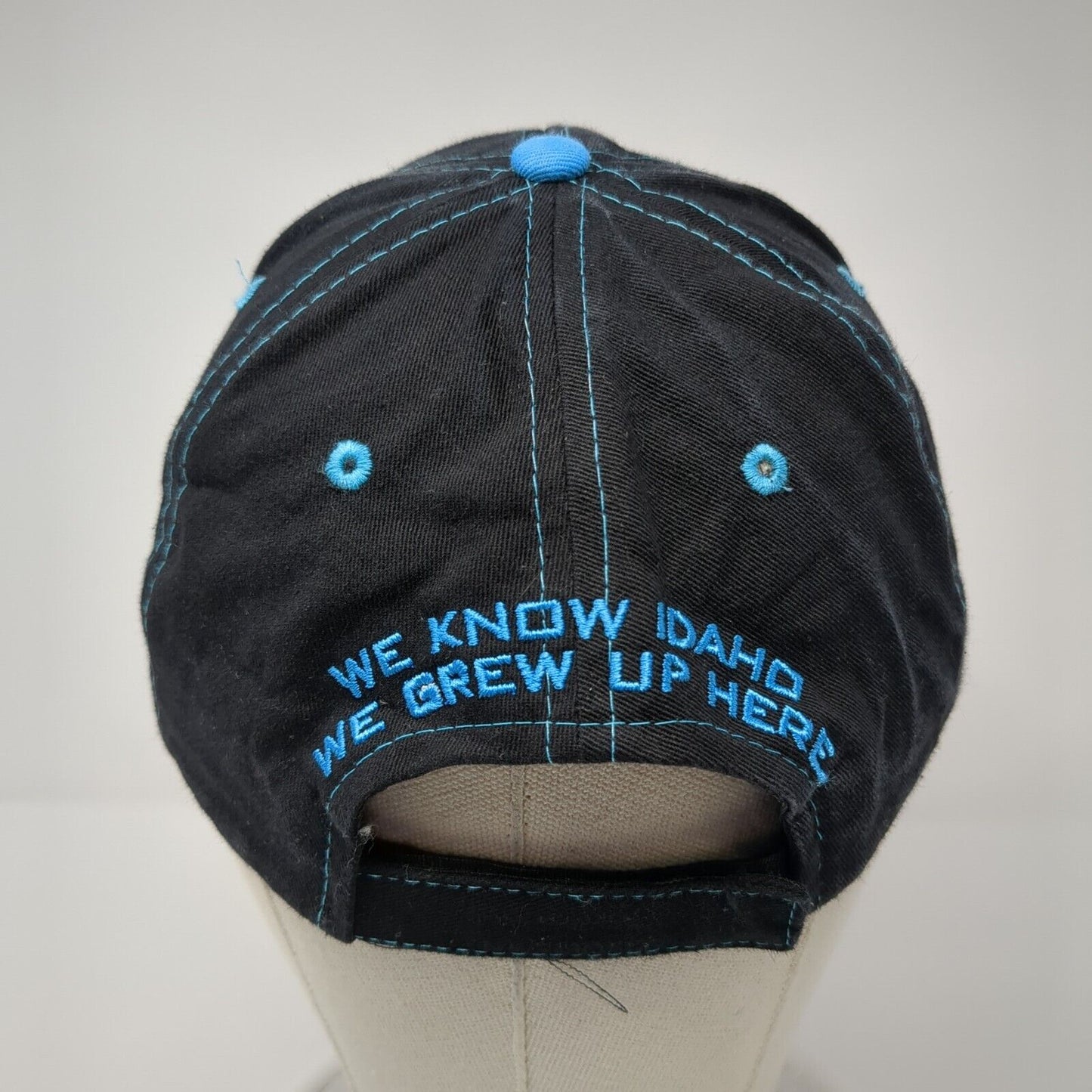 Farm Bureau Ins. Strapback Hat Black One Size We Know Idaho Adjustable