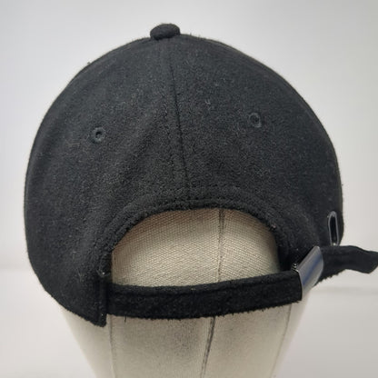 Old Navy Baseball Cap Black One Size USA Embroidery Slideback Curved Brim Hat