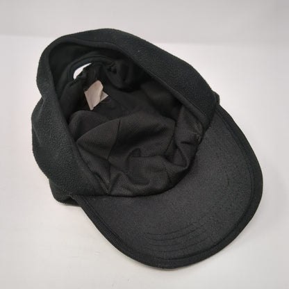 Unbranded Winter Trapper Hat Black One Size Adjustable Ear Flaps Blank Wool