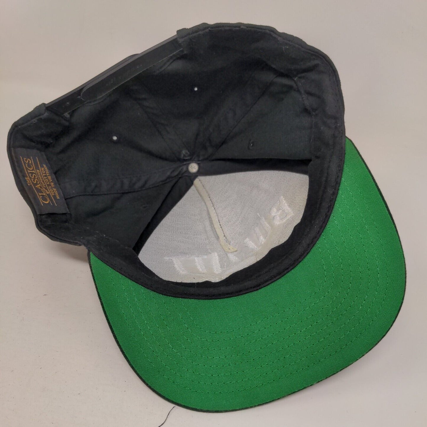 Bullitt 1968 Skull Snapback Hat Black One Size Embroidered Yupoong