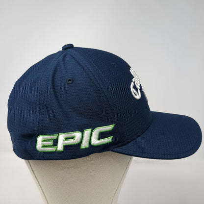 Callaway Baseball Cap Blue XL Fitted Chrome Soft Apex Epic Odyssey Golf Hat