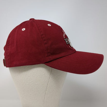 Hard Rock Cafe Baseball Cap Red One Size Embroidered Guitar Logo London DC Hat