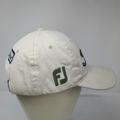 Titleist Baseball Cap Beige One Size FootJoy FJ Adjustable Cotton Green Blue hat