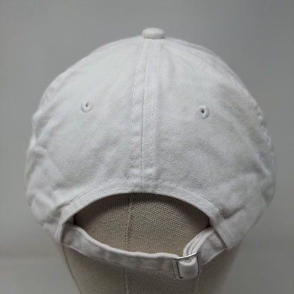 SAKARA Slideback Hat White One Size Adjustable Embroidered Port & Company