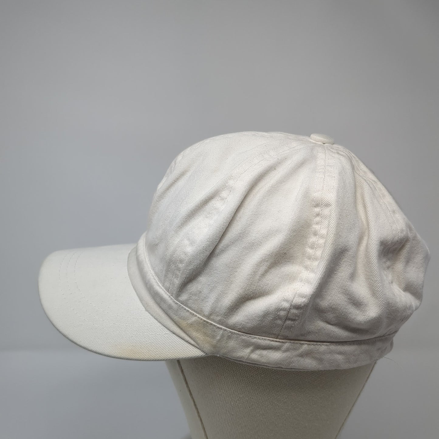 Unbranded Fitted Cadet Army Cap Hat White One Size Solid Blank Outdoor