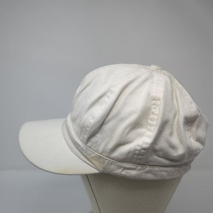 Unbranded Fitted Cadet Army Cap Hat White One Size Solid Blank Outdoor