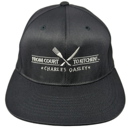 Pacific Headwear Baseball Cap Black XL Charles Oakley From Court To Kitchen Hat